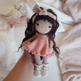 Robe été pour poupée : patron au crochet PDF