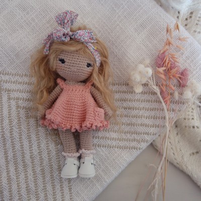 Robe été pour poupée : patron au crochet PDF