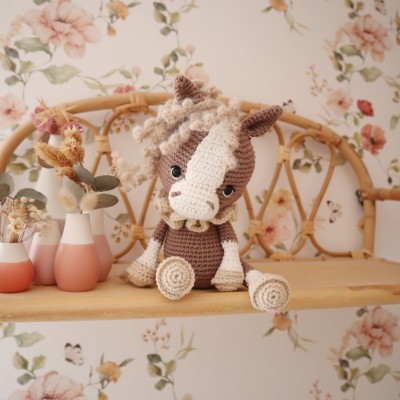 Kit Crochet Galopin, le cheval – Coffret Complet, Patron PDF