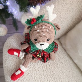 Patron "Solveig, renne de Noël"