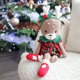 Patron "Solveig, renne de Noël"