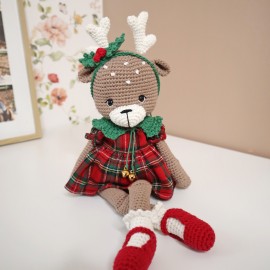 Patron "Solveig, renne de Noël"