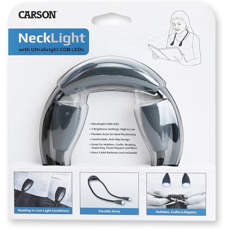 Lampe mains-libres tour de cou Carson Dual Light