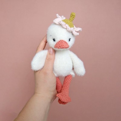 Kit Crochet Plume, mon petit caneton – Coffret Complet, Patron PDF