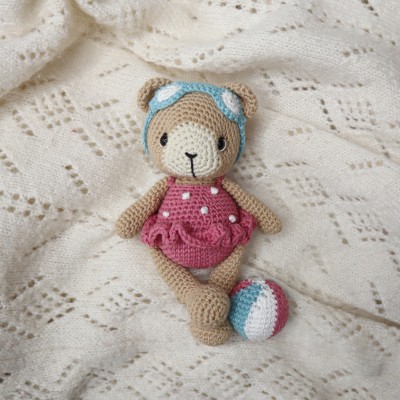 Margotte, ma petite oursonne : Patron Au Crochet PDF