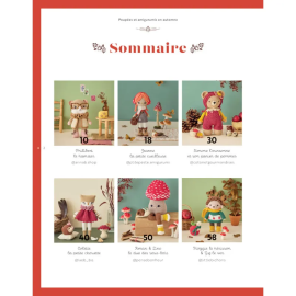 "Poupées & amigurumis en automne au crochet" Les éditions de saxe