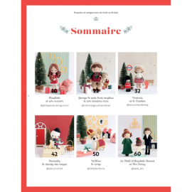 Livre "Poupées & amigurumis de Noël So British au crochet" Les éditions de saxe