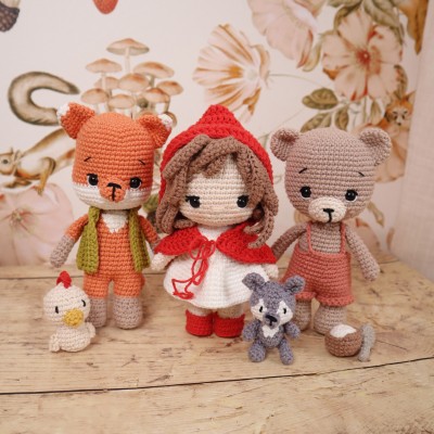 Ebook "Au fil des contes, il était une maille" : livre numérique de 10 créations au crochet PDF