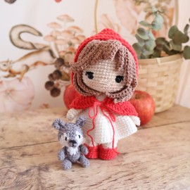 Kit Crochet Le petit chaperon rouge – Coffret Complet, Patron PDF